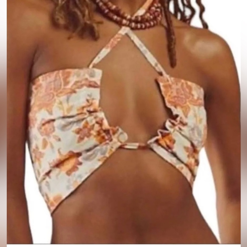 🔥BOGOFREE🔥NWT Free People Summer Of Love Bandeau Bralette In Natural